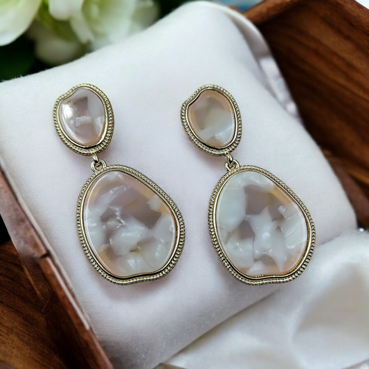MARBLE MAJESTIC EARRINGS