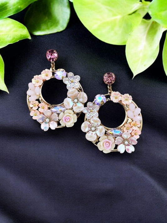 BLUSH BLOSSOMS EARINGS